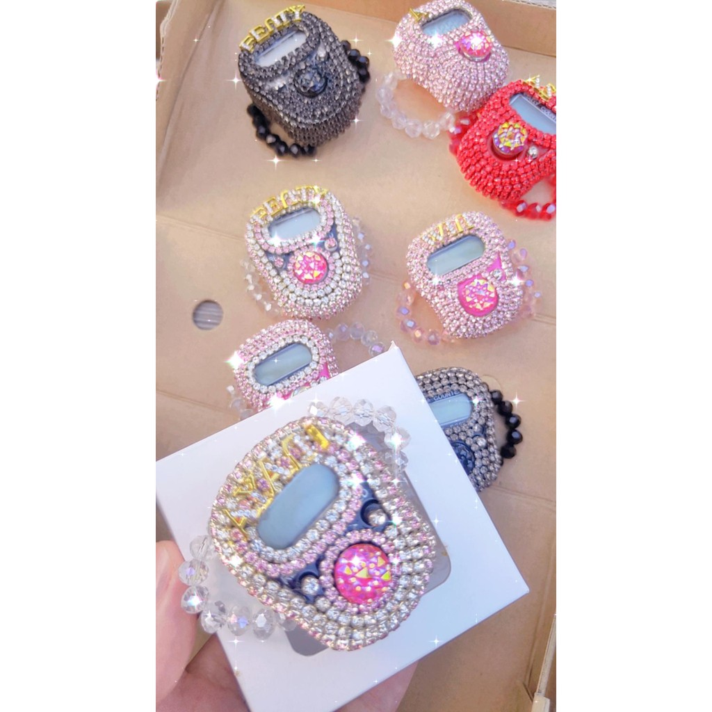 Tasbih Digital Led Swarovski Custom Nama Tasbih Digital Hias Cantik Muslim Alat Hitung Dzikir