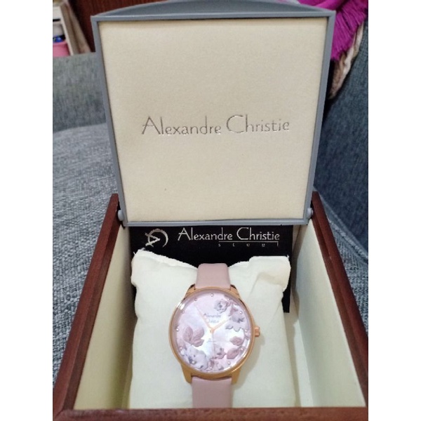 Alexandre Christie AC 2926 AC2926 jam bunga wanita