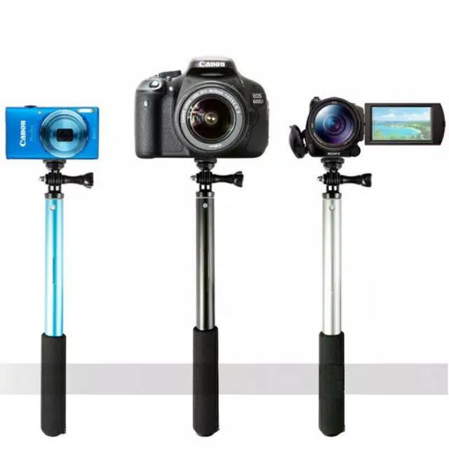 Tongsis Monopod DSLR VLOG Mirrorless Action Camera Go Pro Xiaomi Yi Selfie GoPro (Attanta OEM)