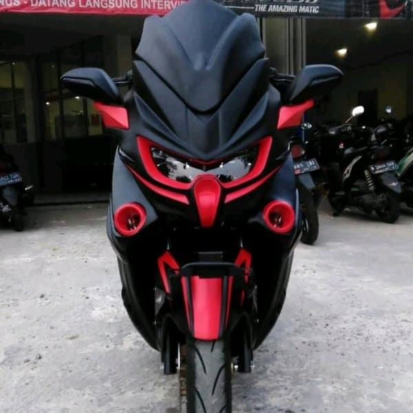fullbody yamaha nmax predator v2 hitam doff merah harga pabrik murah