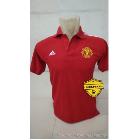 Kaos Kerah Pria - Polo Shirt - Tshirt bola Mu katun