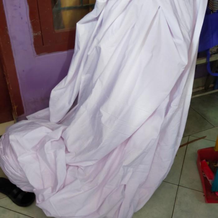 background studio foto muslin warna putih polos UK 6x6m
