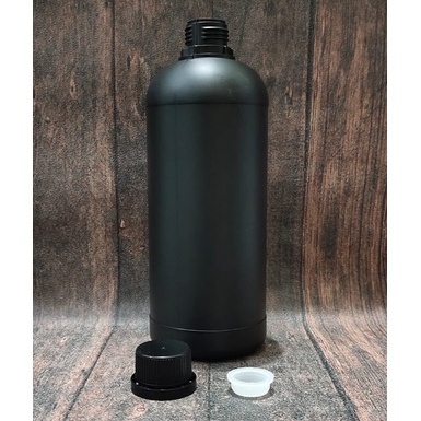 Botol Agro / Labor 1L HDPE Hitam