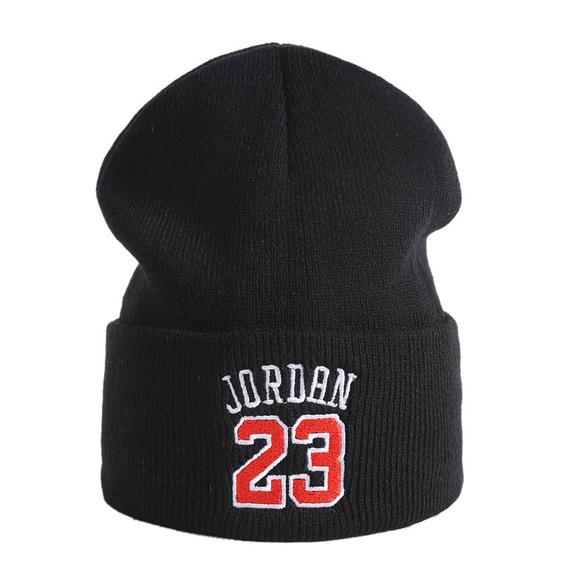 Topi Kupluk Katun Motif Jordan 23 Untuk Pria / Wanita  ​Topi Beanie Pria Untuk outdoor