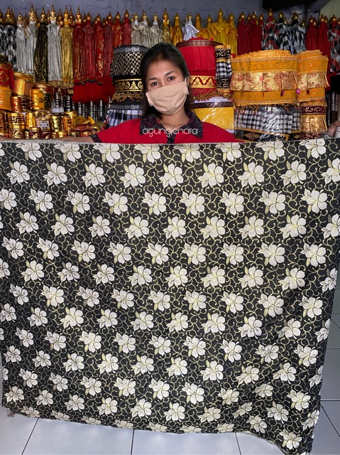 KAIN INDIA MOTIF KOTAK 110CM