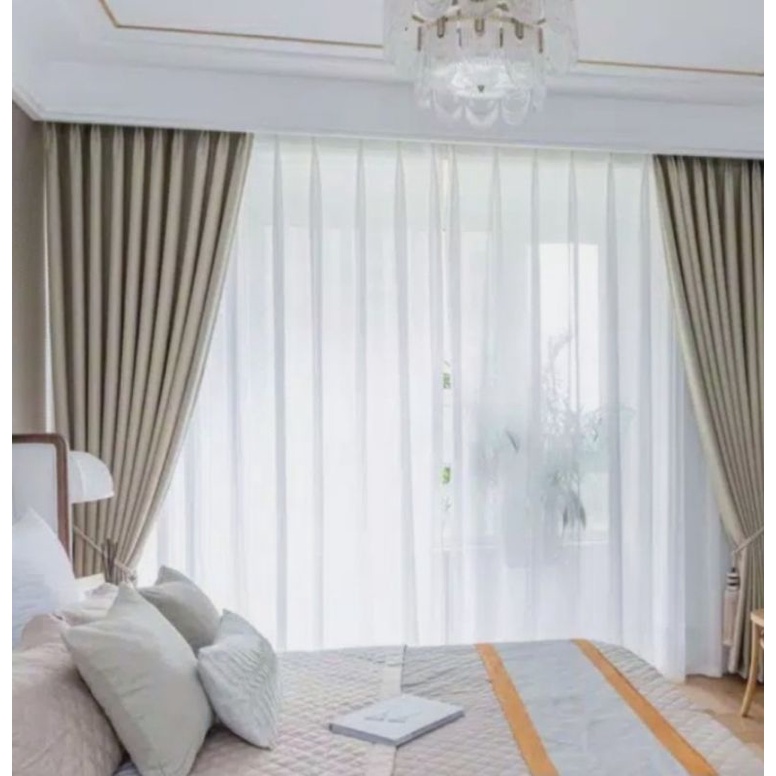 Gorden Blackout Minimalis 200x150cm/2x1.5M Minimalis