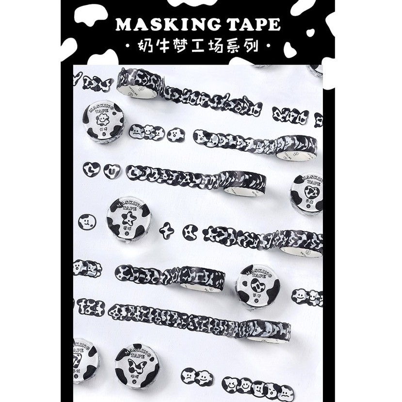 Washi Tape Masking Tape 1 pc isi 100 lembar Scrapbook DIY