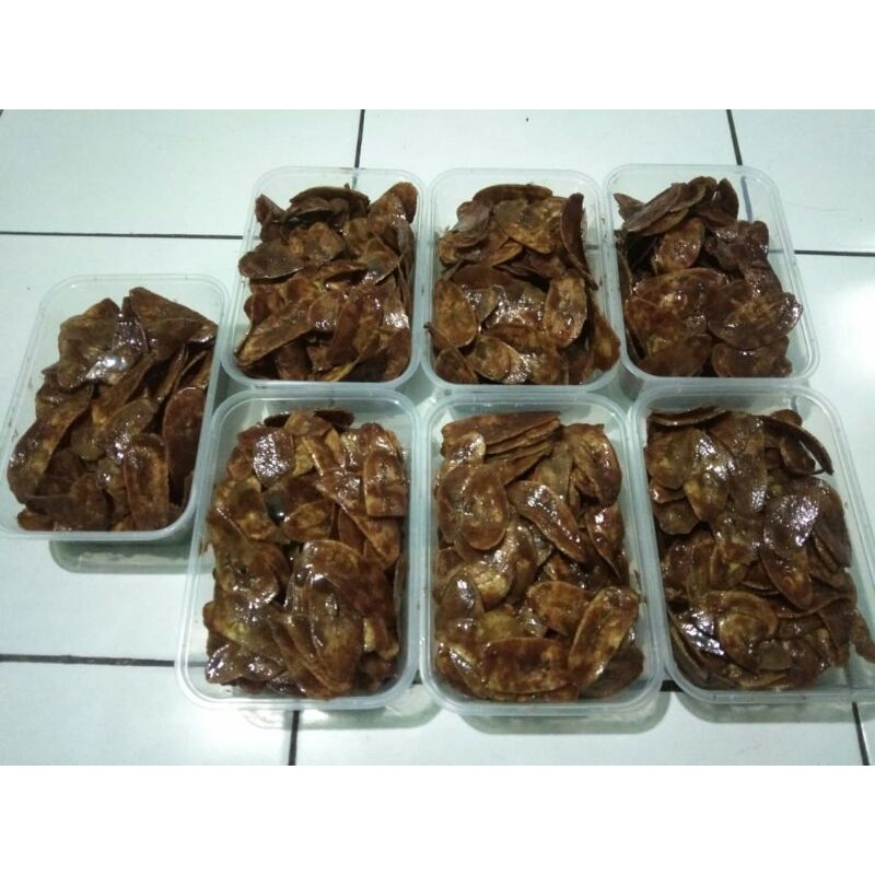 

keripik pisang coklat lumer