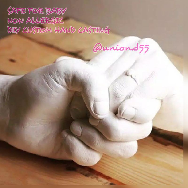 Ready Diy Hand Casting Kit In Indonesia Custom Hand Foot Baby Adult 3d Casting Kit Shopee Indonesia