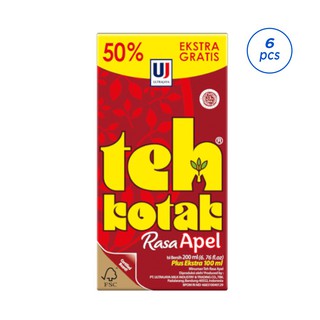 PAKET 3 PCS Teh Kotak Teh Rasa Apel Produk Ultra Jaya PAKET 3 PCS Teh Kotak Teh Rasa Apel Produk Ultra Jaya