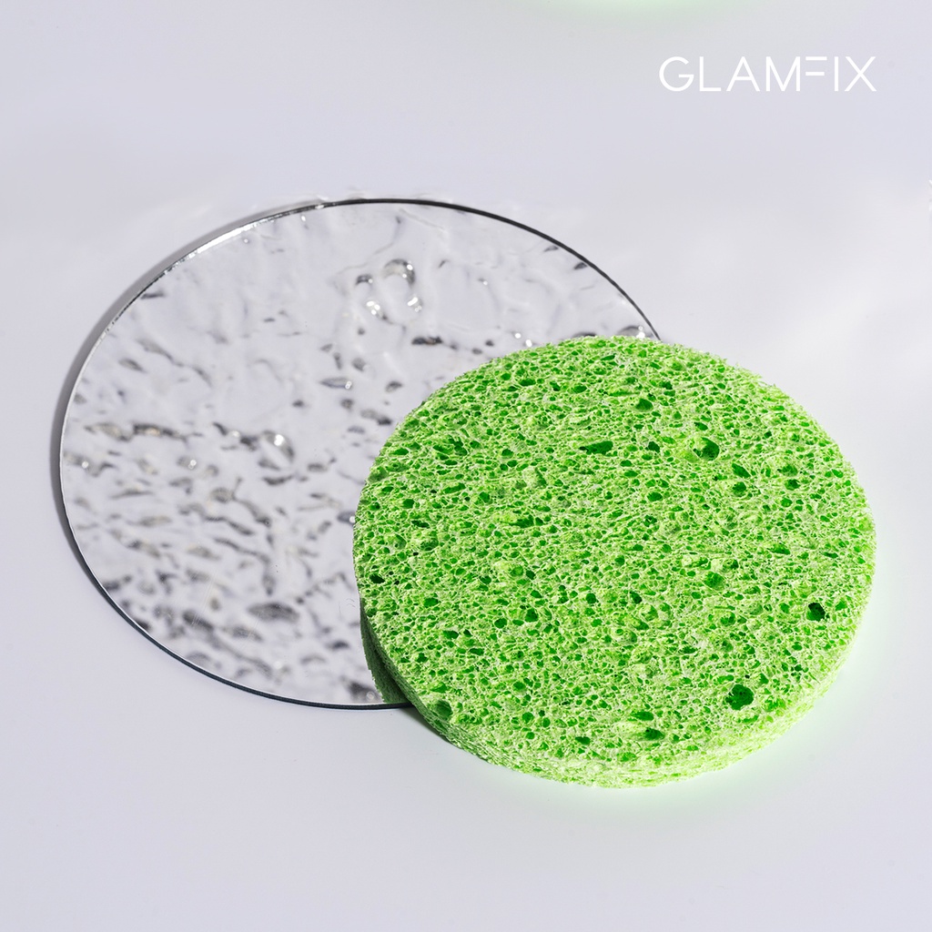 ⭐️ Beauty Expert ⭐️ GLAMFIX Cellulose Cleansing Sponge 1 Pcs _ Spons Pembersih Wajah | GLAM FIX Alat Kecantikan Makeup by YOU