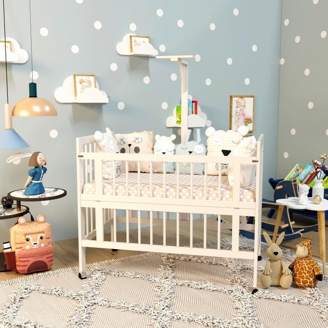 Ranjang Bayi Baby Box Kayu Holly