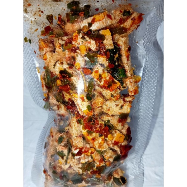 

Basreng pedas daun jeruk