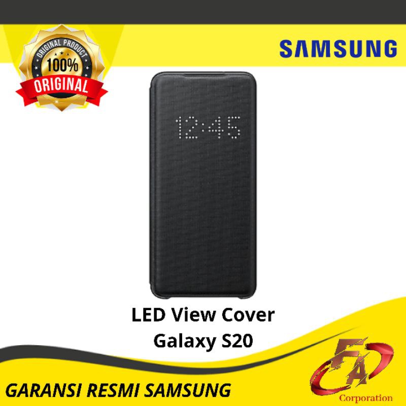 LED View Cover Samsung Galaxy S20 - Original Resmi Samsung