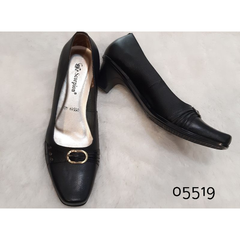 SCORPION SEPATU WANITA PENTOFEL KULIT ASLI MURAH