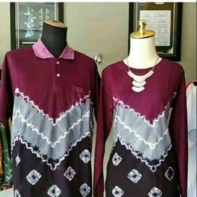 Kaos Sasirangan Couple laki2 dan wanita