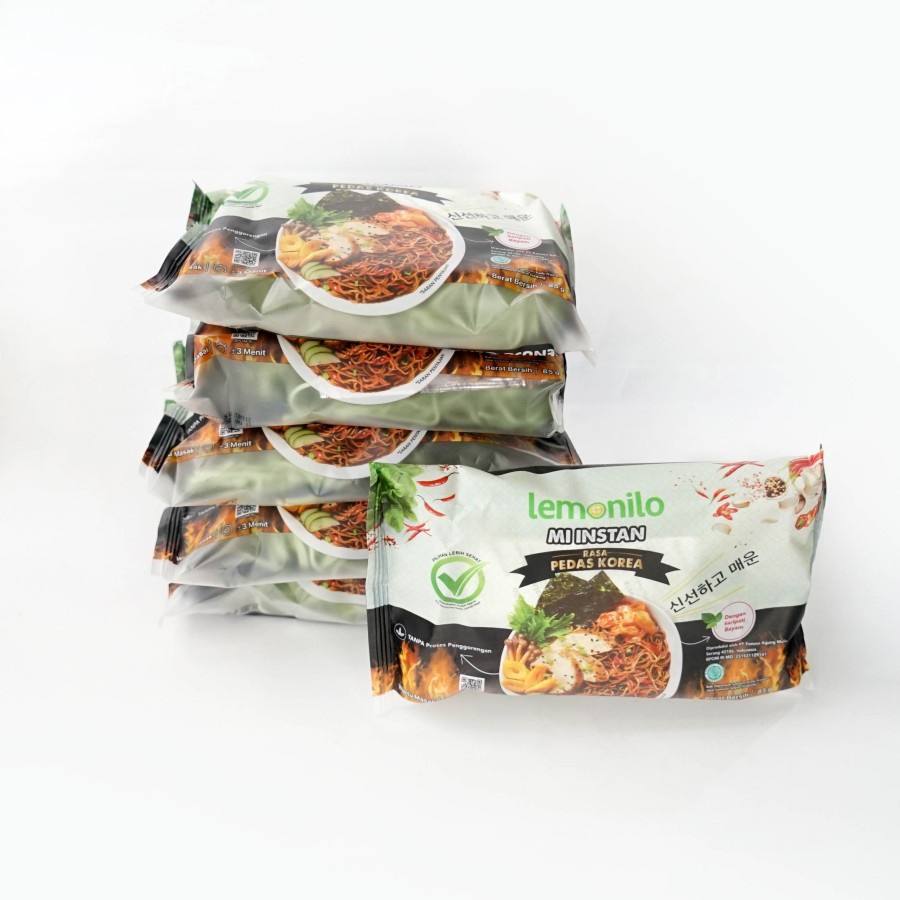 

Lemonilo Mie Goreng Rasa Pedas Korea 70gr Buy 5 Get 1 Free