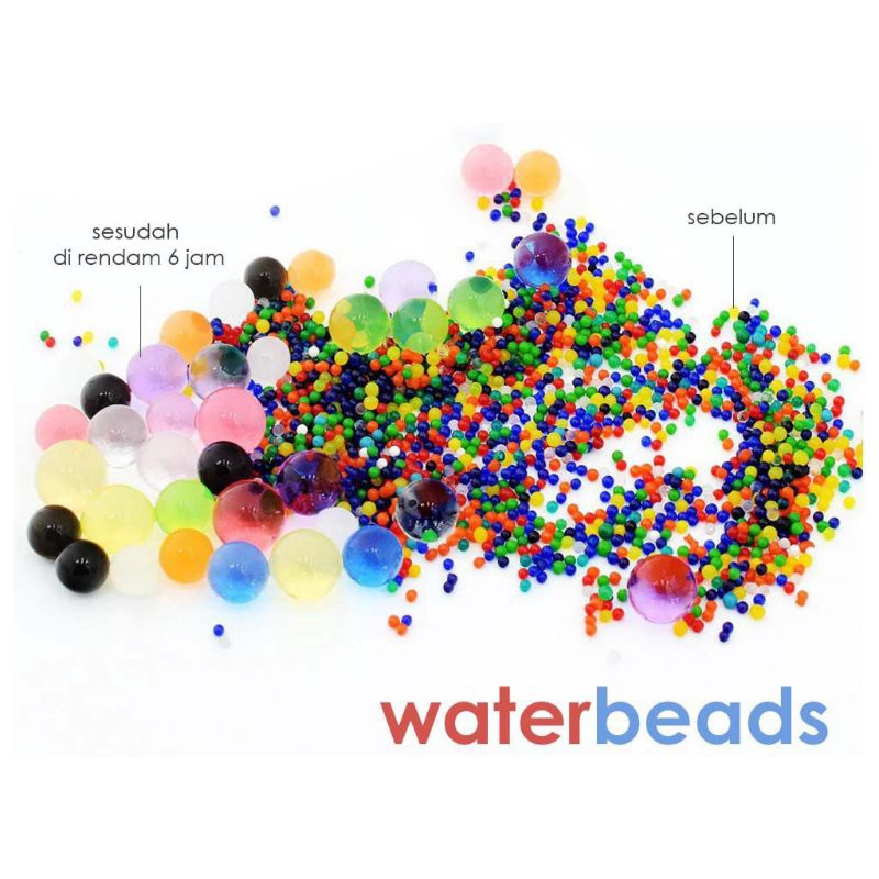 Waterbeads /Hidrogel multicolor) mainan anak animal