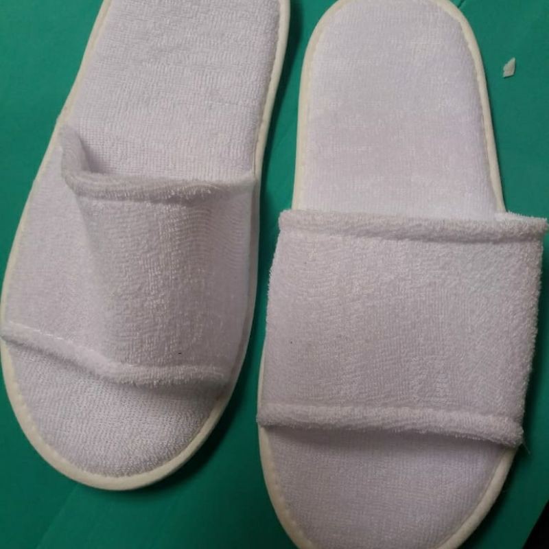 COSTUM BORDIR SANDAL #lantai  #hotel# minimal order 100 pasang klinik#sovenir#salon&amp;spa#kantor#dll