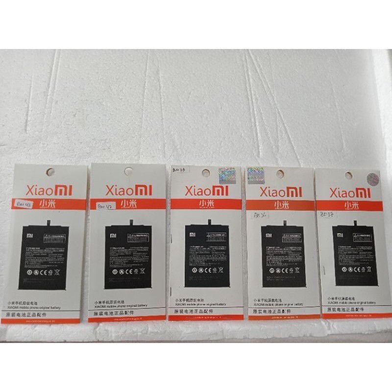 Batt Batre Baterai Battery XIAOMI All Tipe TIPE BN Original