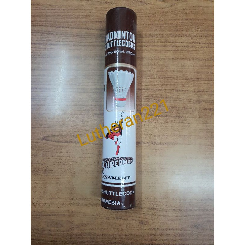 Kok Shuttlecock Badminton Bulutangkis Superman Cokelat