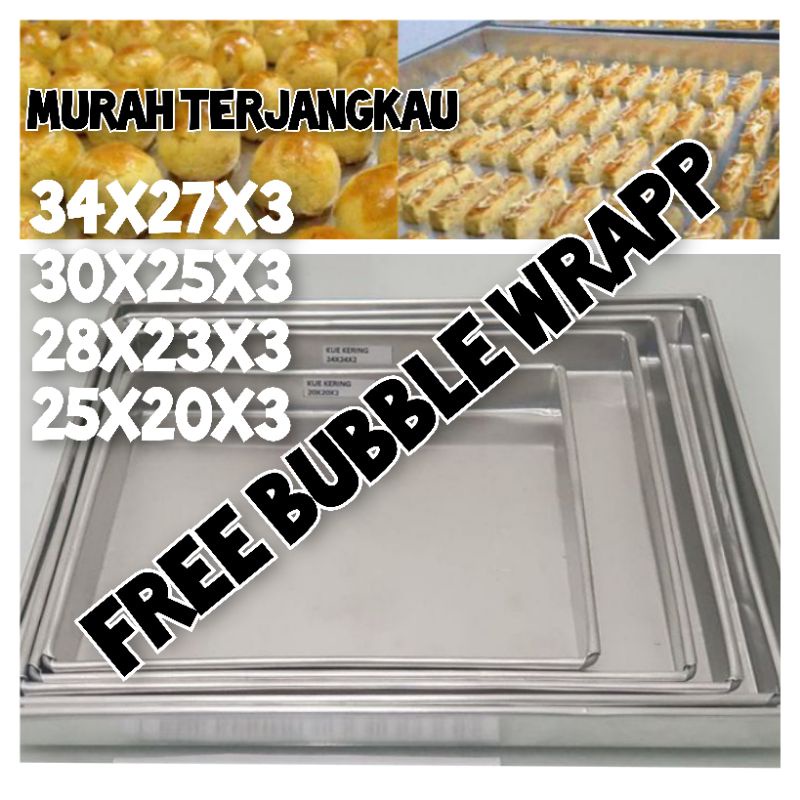 loyang murah harga murah 20x25x3, 23x28x3, 30x25x3 34x27x3 26x26x3 28x28x3 30x30x3 free buble pengemasan aman