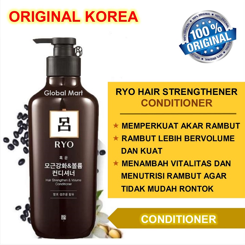 Ryo Hair Strengthener Shampoo Hair Loss Care 550ml | Perawatan Untuk Rambut Rontok ORIGINAL KOREA-6