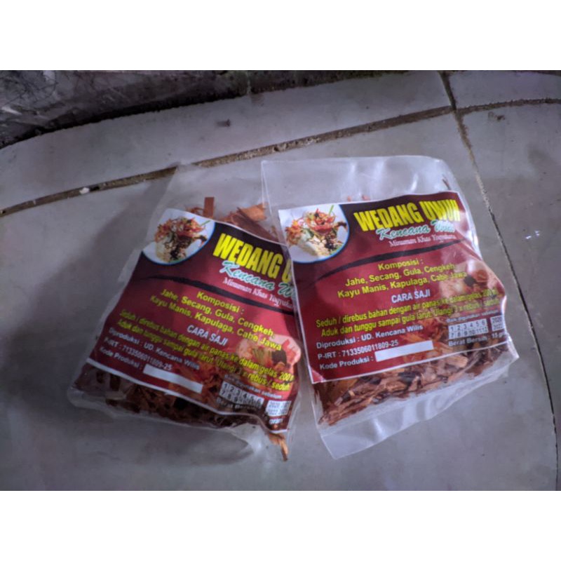 

Wedang Uwuh Kencana Wilis 15gr