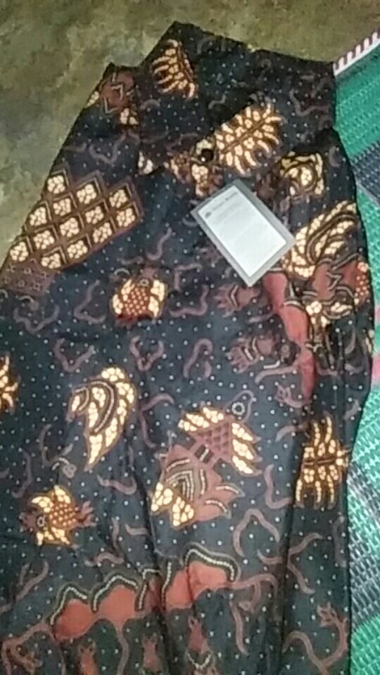 Kemeja Batik Lengan Panjang /jumbo / Seragam Kantor / Kondangan/ Baju Pria Dewasa /  Formal / Kasual