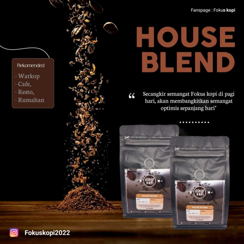 

FOKUSKOPI,Kopilokal,kopipalu,Houseblend,200gr