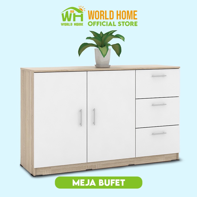 Lemari Buffet Cantik Lemari Serbaguna Cantik / Buffet Dapur Kitchen Set Minimalis