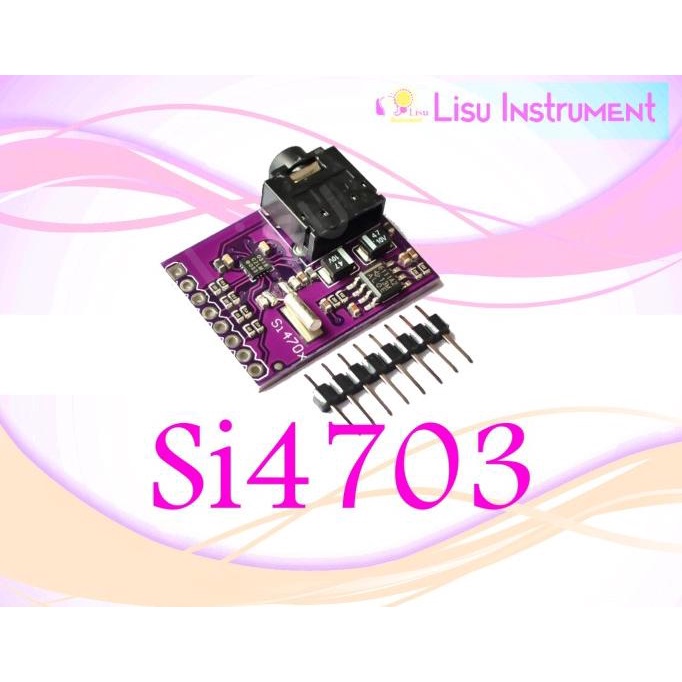 Si4703 FM Radio Tuner Evaluation Development Board Module CJMCU-470 lisuin90 Segera Beli