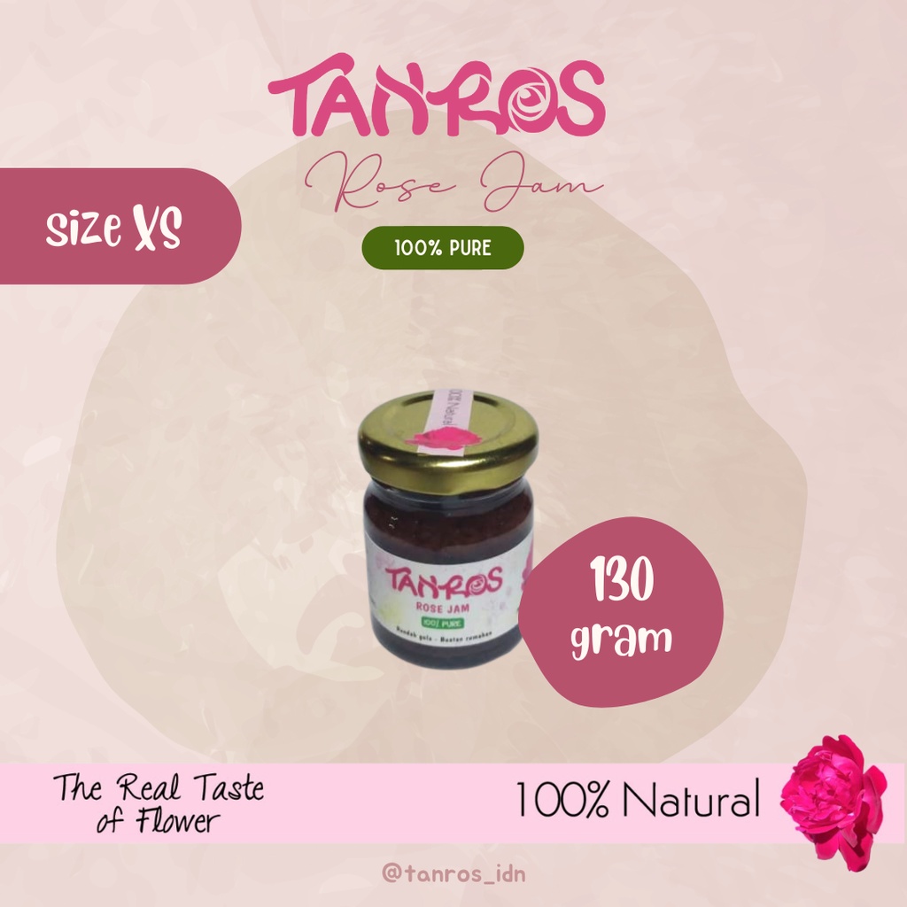 

Selai Mawar Tanros 130 gram