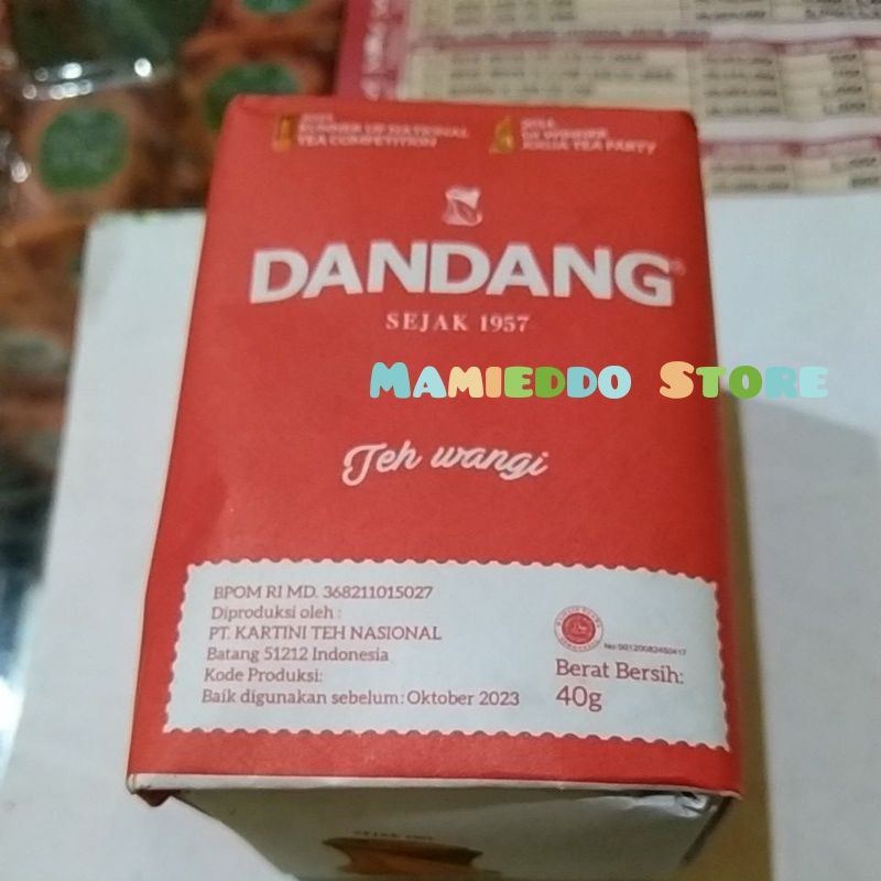 

(1 pack/slop) Teh tubruk Dandang Merah isi 10 x 40gram