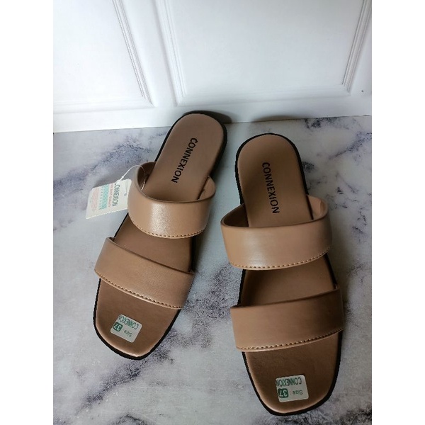 Sandal Selop Wanita Connexion Branded Matahari Sandal Flat Strap (CNX 020)