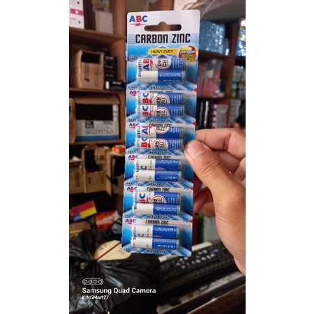 Baterai Batteray Batrei ABC Ukuran AA (Kecil) Original ABC Not Alkalin