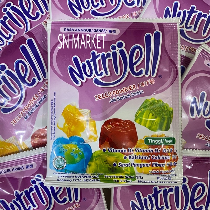 

Nutrijell Anggur/ Grape 15 gr Eceran