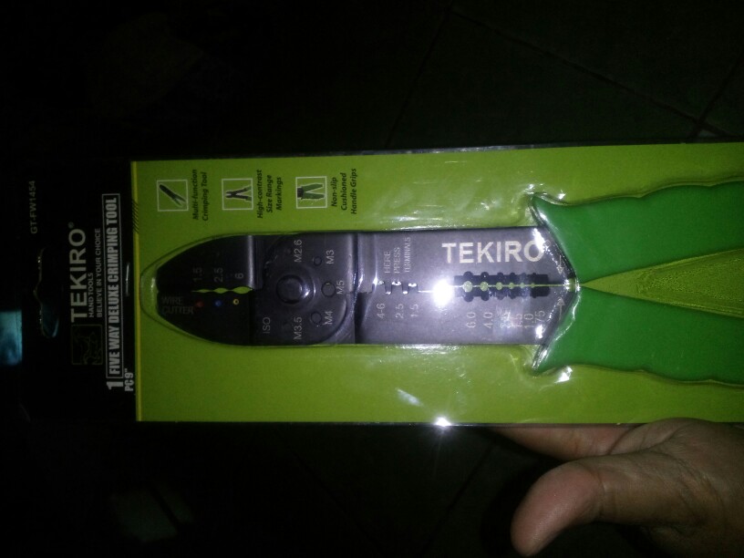Tekiro Tang Crimping 9inch Five Way Crimping Tools Original