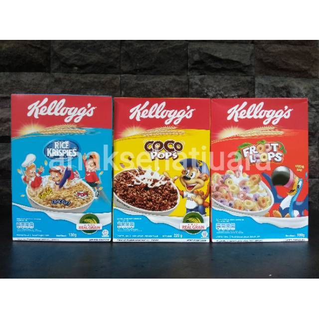 

Kellogg's Sereal Cereal Rice Krispies Coco Loops Froot Loops Coco Pops