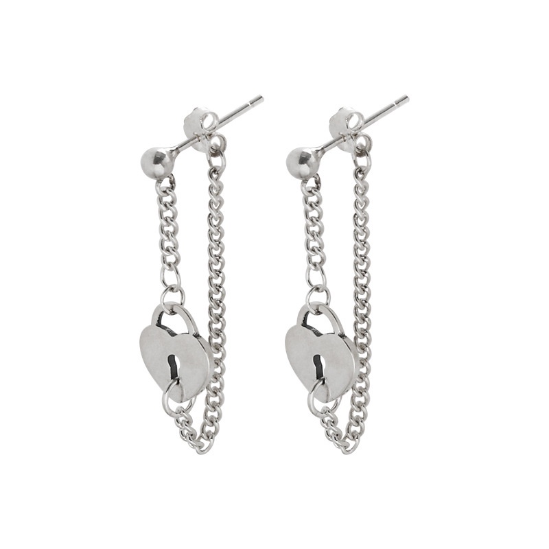 Love Chain Earrings Accessories Korea Temperament