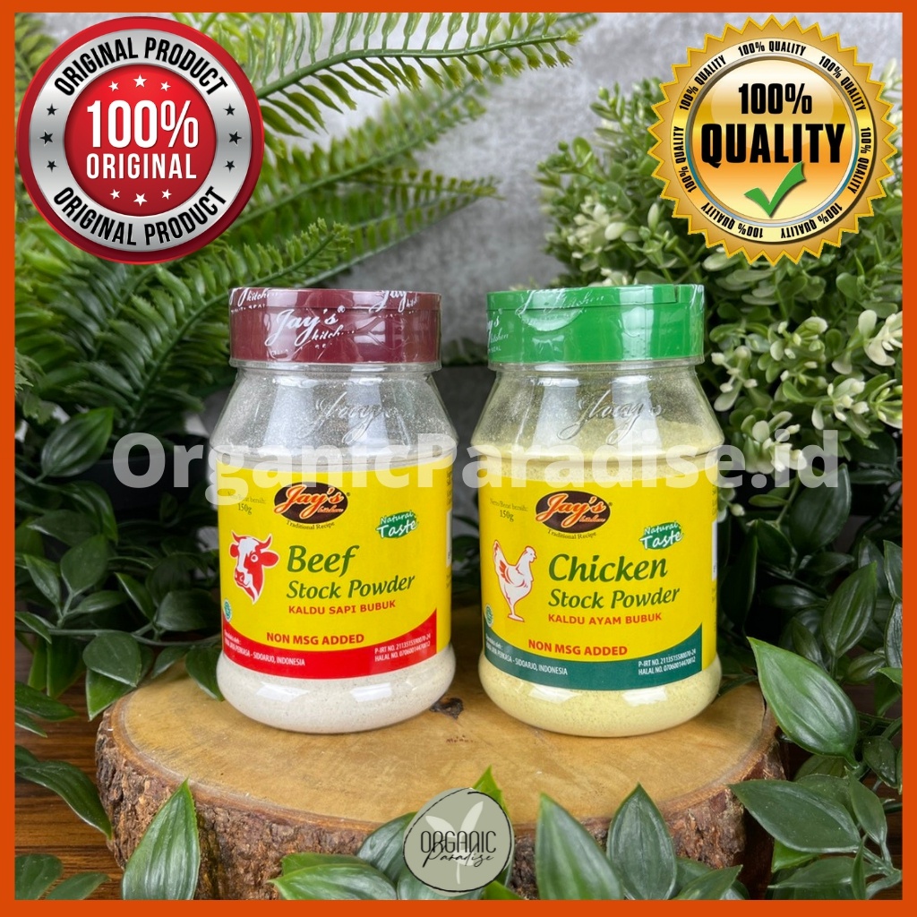 

Jay's Beef Stock NON MSG / Kaldu Sapi Jay's NON MSG 150 gram