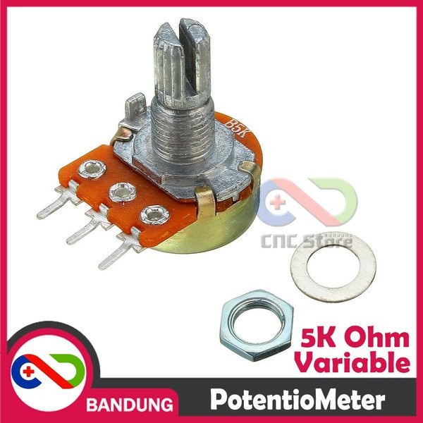 POTENTIOMETER POTENSIOMETER 5K 5KOHM POTENSIO WH148 LINIER TAPER ROTARY