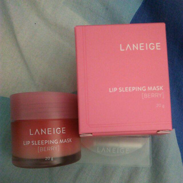 [wonjin] READY Laneige Lip Sleeping Mask 20 gr dan Spatula