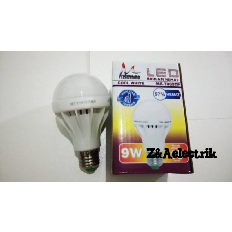 Bohlam Putih Hemat LED 9watt MITSUYAMA MS-7009TP