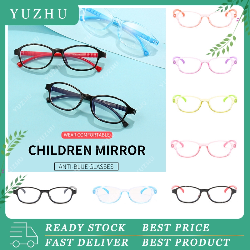 (YUZHU) COD Ready Stock Kacamata Anti-radiasi Kacamata Anak Anak Kacamata Fashion Trend