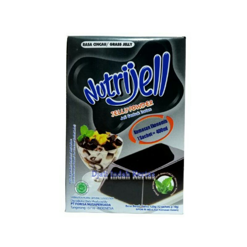 

Nutrijell Jelly Powder Rasa Cincau Kemasan Ekonomis 10 gr