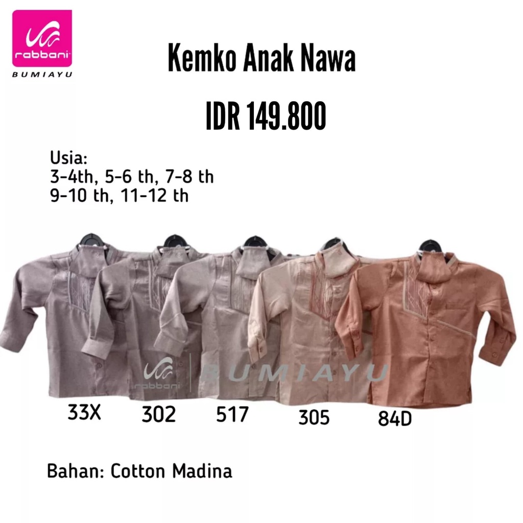 [KOKO ANAK] KEMKO ANAK NAWA RABBANI - SARIMBIT SARANG NAWA RABBANI