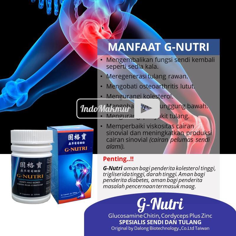 G-Nutri / G Nutri Asli / GNutri Original - Glukosamin