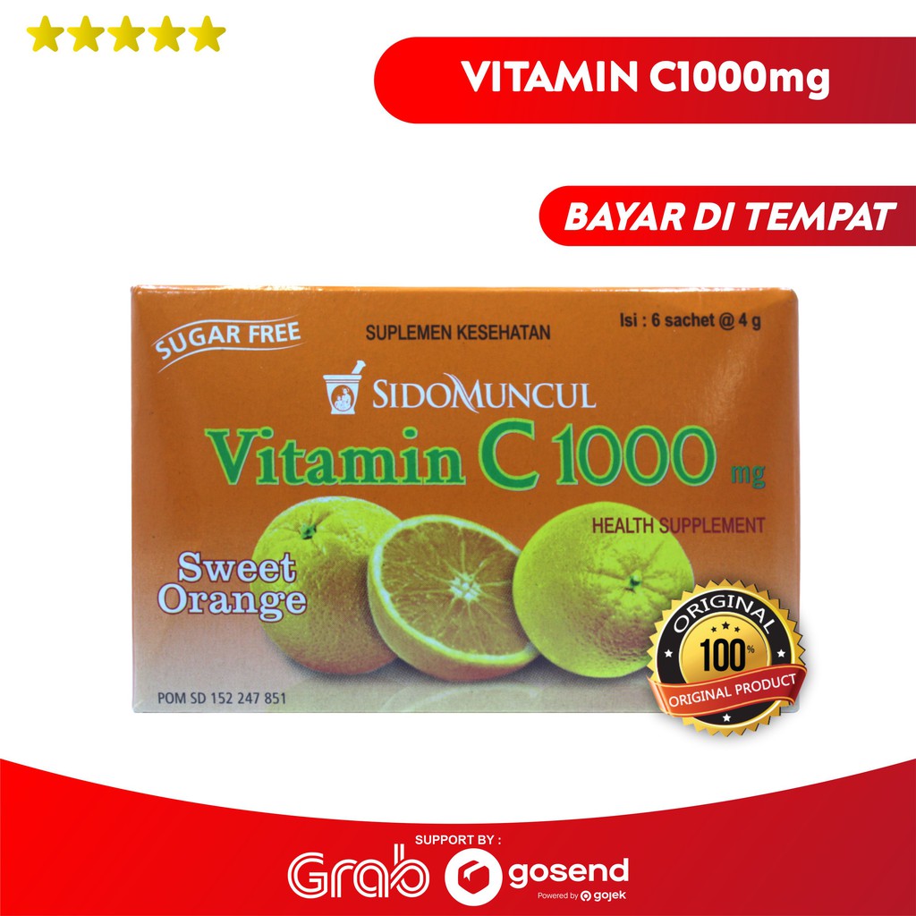 Beli Vitamin C 1000mg Sidomuncul Vitamin C Seetracker Indonesia