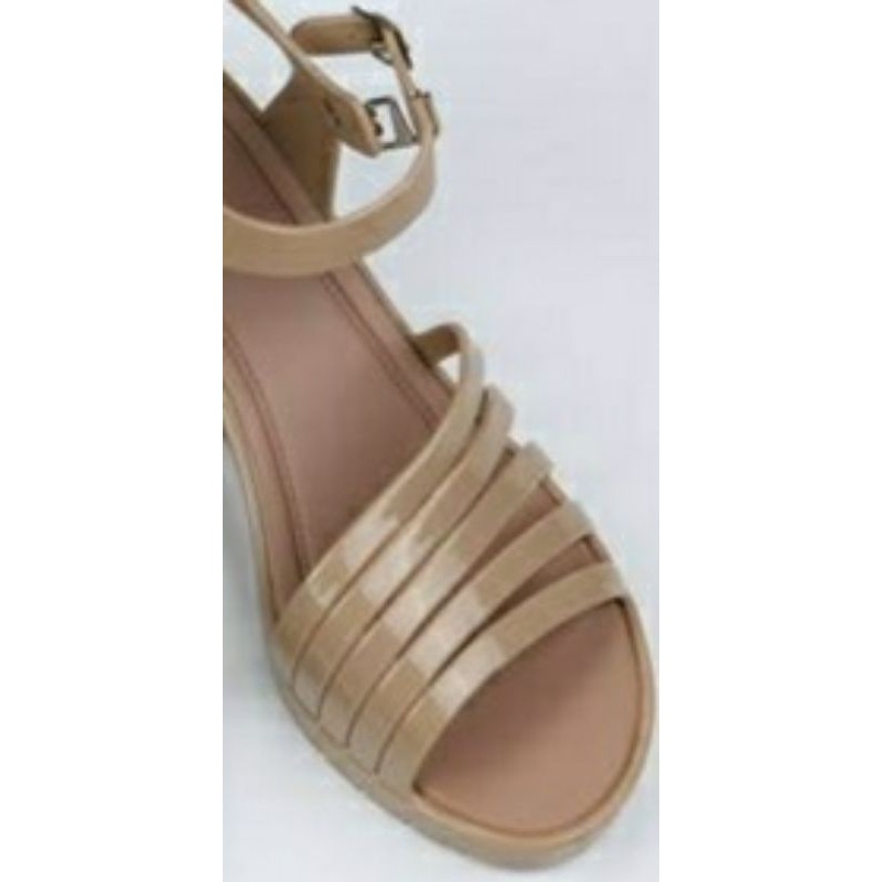 Sun-MELLY Sandal Wedges Import Wanita Tali L535 (Glossy) Glanztons